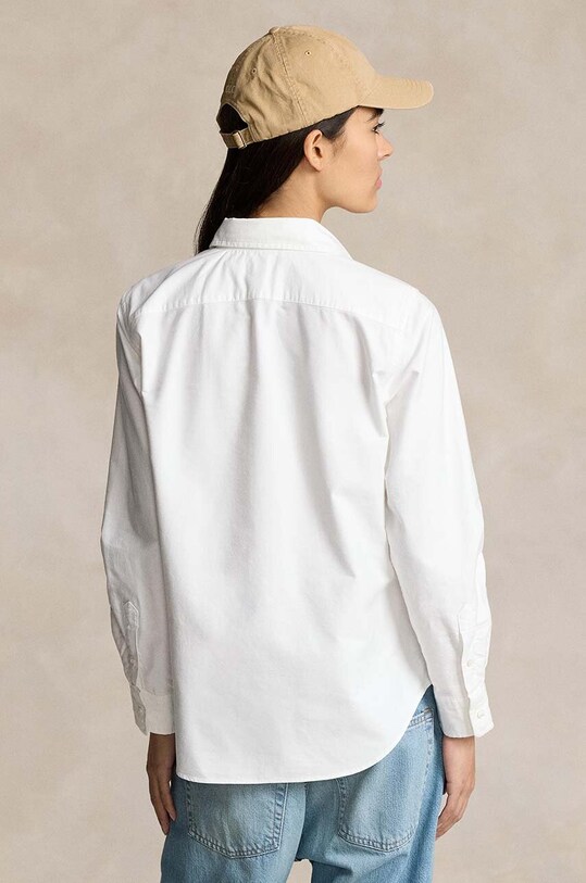 Бавовняна сорочка Polo Ralph Lauren 211891377 білий AA00