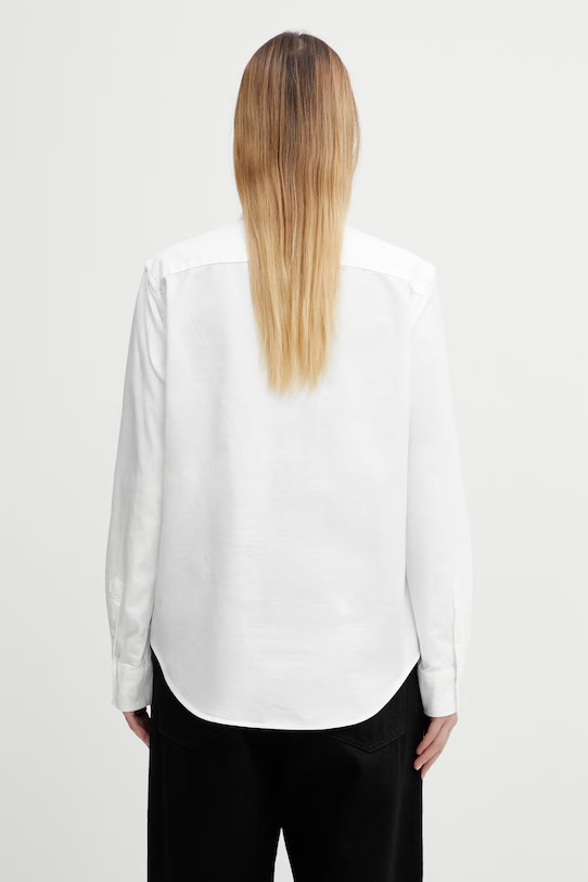 Odzież Polo Ralph Lauren koszula bawełniana 211891377 biały