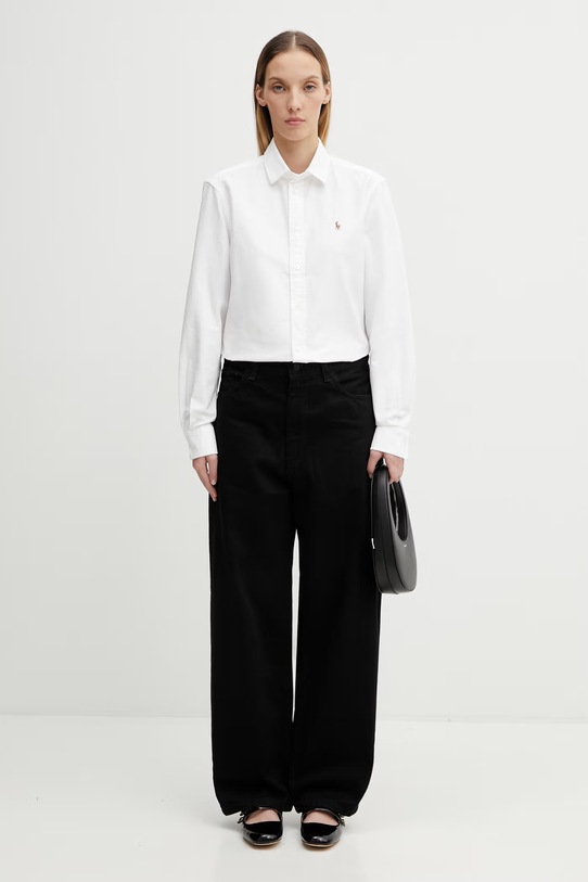 Polo Ralph Lauren koszula bawełniana 211891377 biały