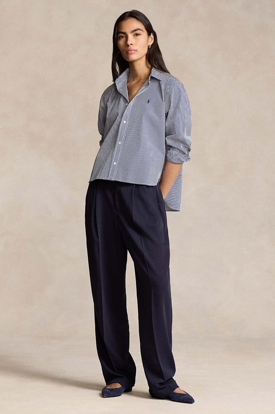 Polo Ralph Lauren koszula bawełniana niebieski 211891419