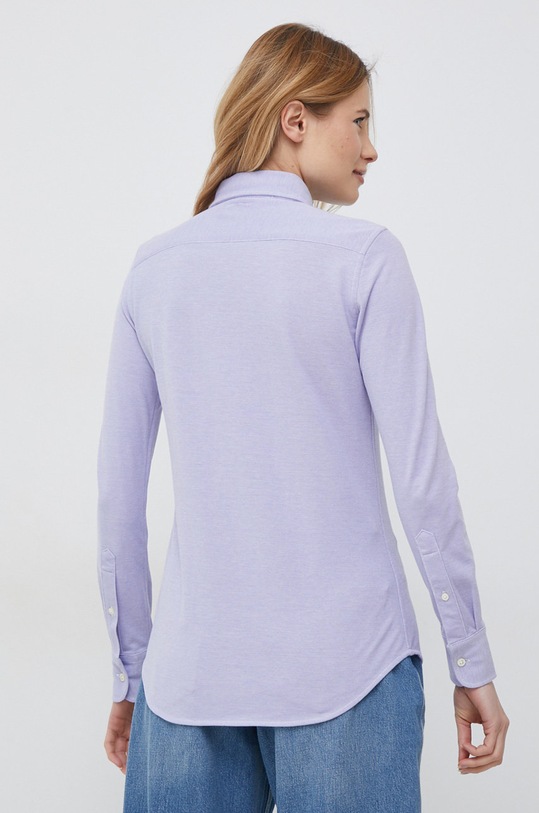 Odzież Polo Ralph Lauren koszula bawełniana 211664427 fioletowy