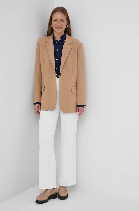 Polo Ralph Lauren koszula bawełniana 211664427 granatowy AA00