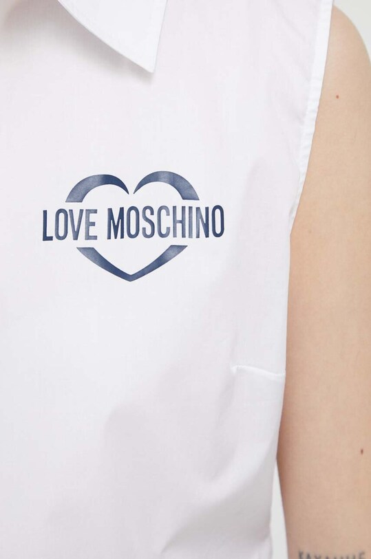 Košile Love Moschino W.C.D25.02.S.3296 bílá