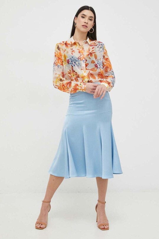 Guess koszula W3GH97.WDW52 pomarańczowy SS23