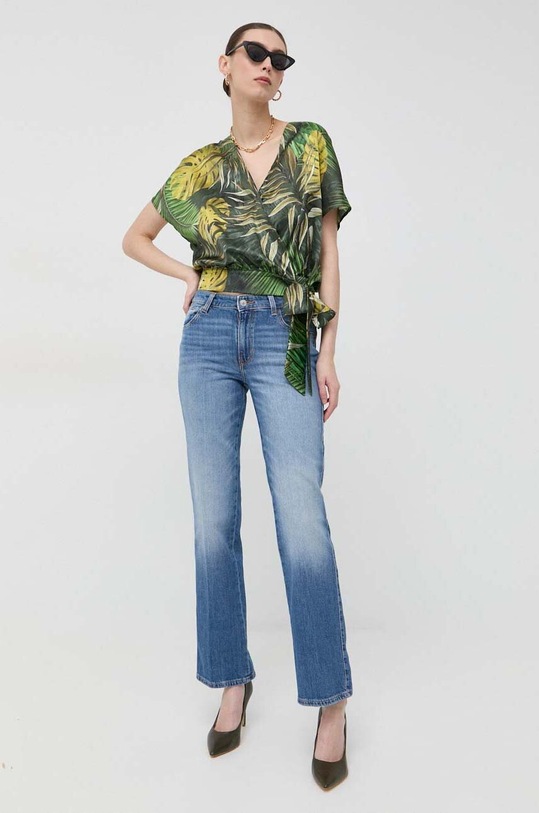 Блузка Guess W3GH81.WD8G2 зелений SS23