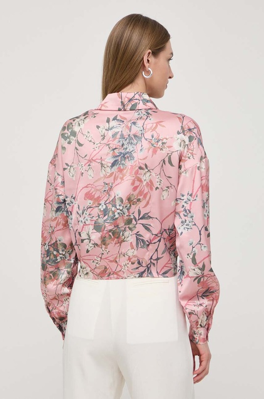 Odzież Guess koszula BOWED JUN W3GH93.WD8G2 różowy