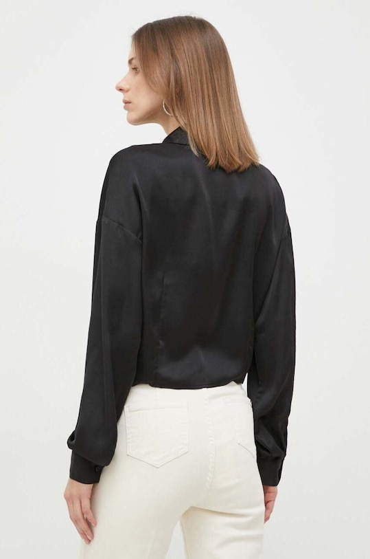 Guess koszula BOWED JUN czarny W3GH93.WD8G2