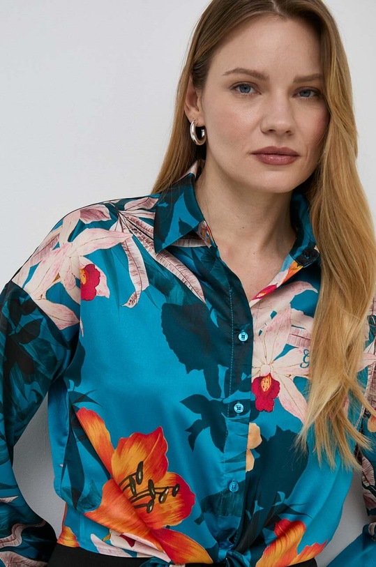 Guess koszula BOWED JUN multicolor W3GH93.WD8G2