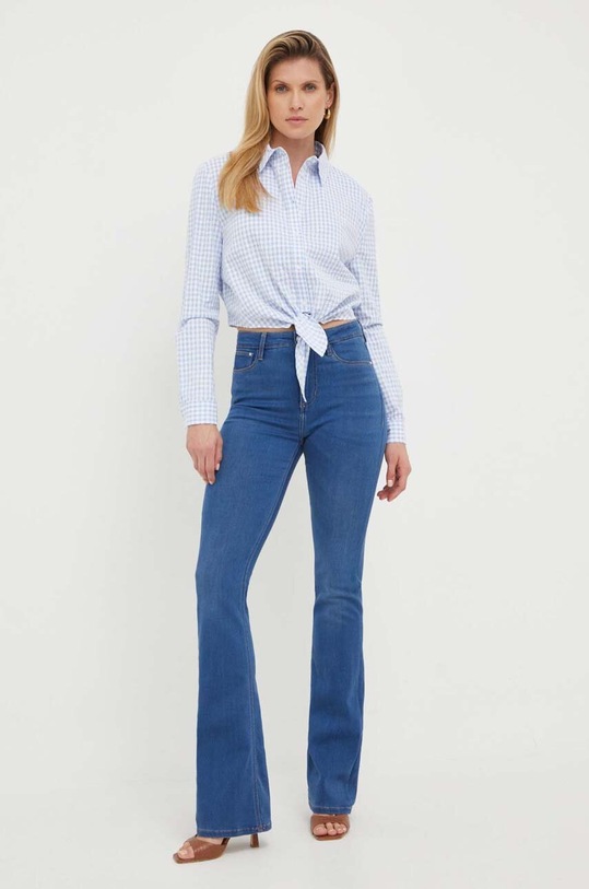 Košile Guess W3GH59.WFCW0 modrá SS23