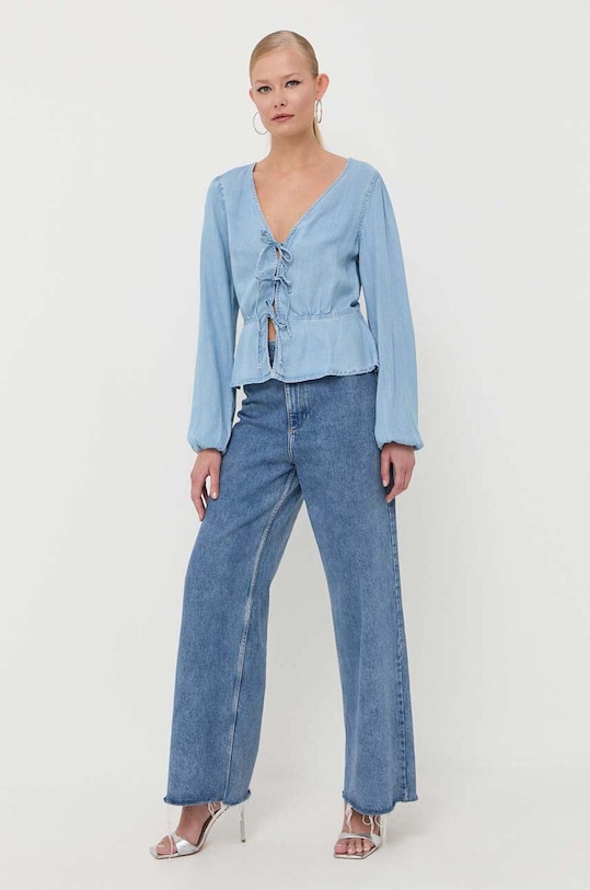 Блуза Guess W3GH16.D4ZL3 син SS23