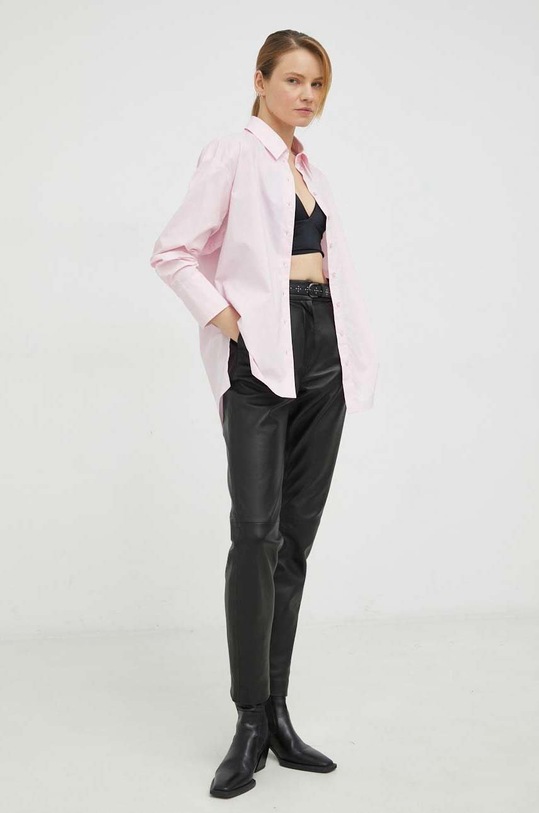 Одяг Бавовняна сорочка Herskind 4651610 рожевий