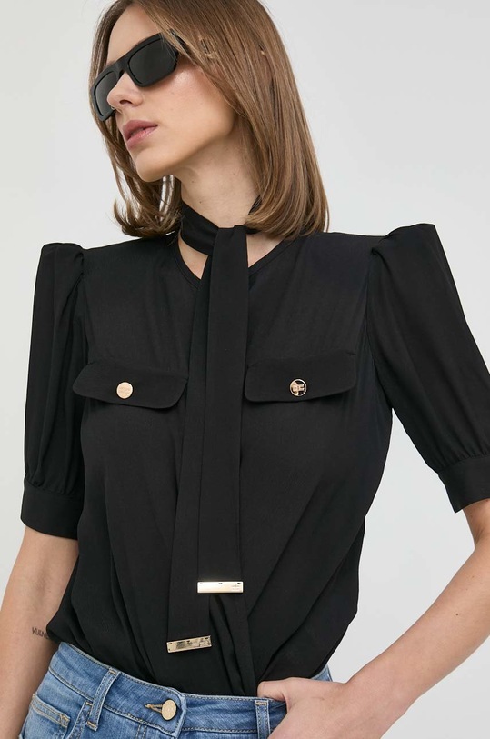 Elisabetta Franchi body regular czarny CB00231E2
