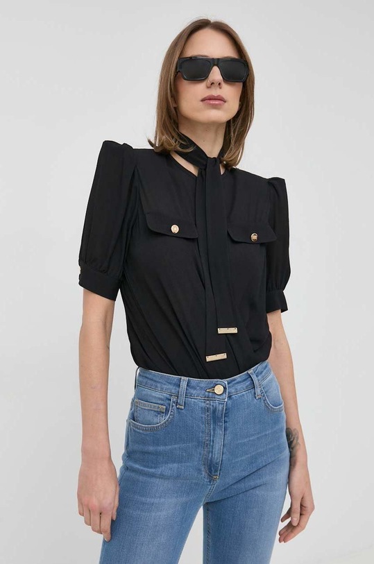 Elisabetta Franchi body czarny CB00231E2
