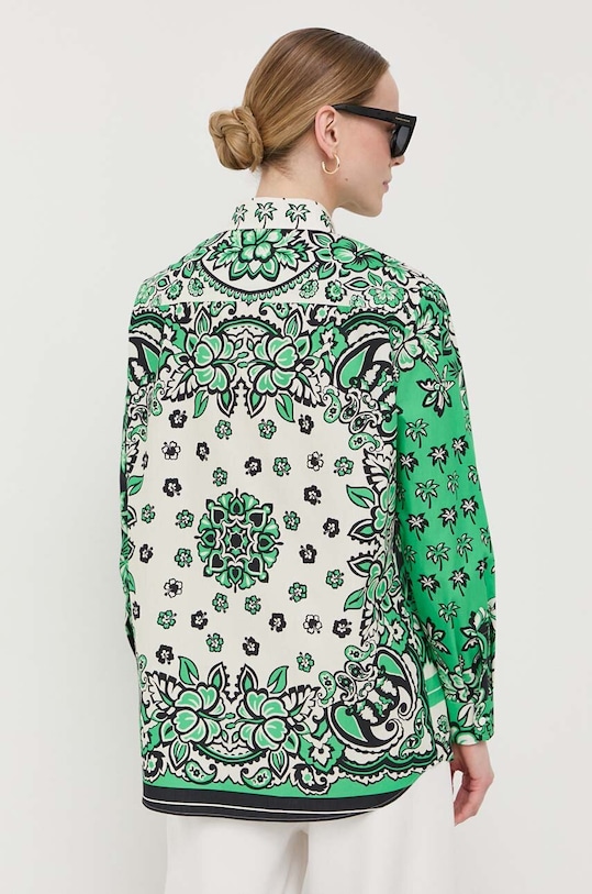 Îmbrăcăminte Red Valentino camasa din bumbac 2R0ABL456SM verde