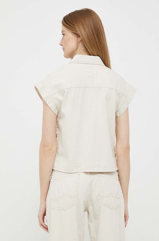 Abbigliamento Pepe Jeans camicia di jeans PL304493.000 beige