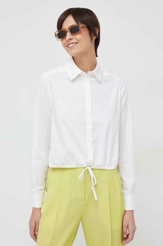 Pepe Jeans koszula bawełniana Ellase bawełna beżowy PL304470.800