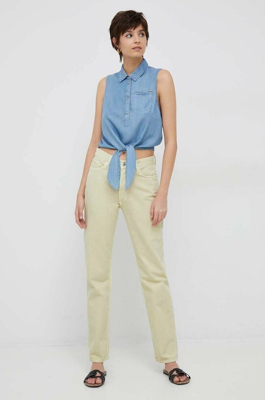 Pepe Jeans bluza PL304497.000 albastru SS23