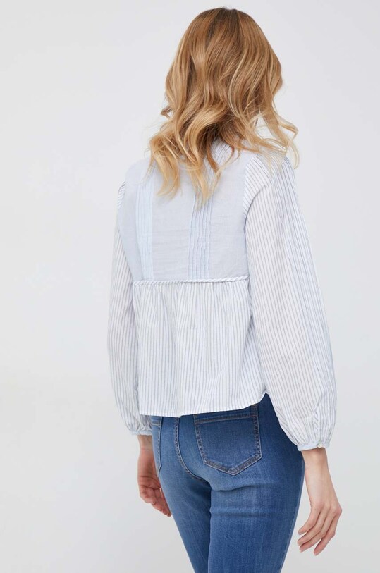 Odzież Pepe Jeans bluzka bawełniana Ella PL304469.0AA niebieski