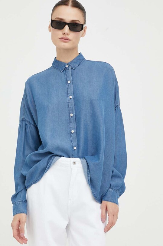 Mustang camicia lunga blu 1013915.5000.500