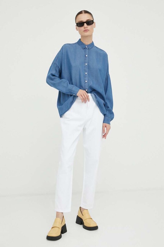 Mustang camicia 1013915.5000.500 blu SS23