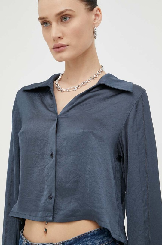 American Vintage koszula granatowy WID06FE23