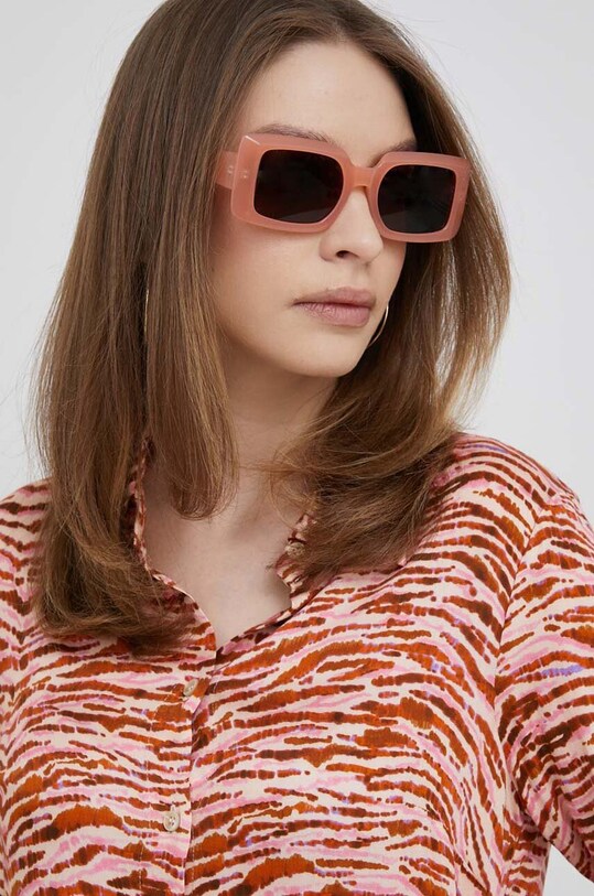 Рубашка Sisley розовый 5KINLQ025.62N
