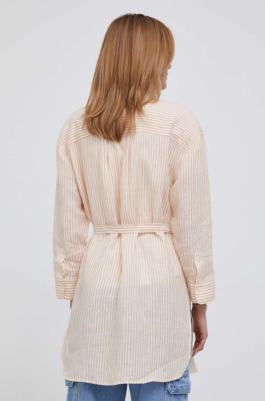 Ρούχα Πουκάμισο από λινό Pennyblack 21910223 πορτοκαλί