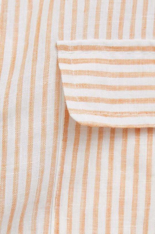 Πουκάμισο από λινό Pennyblack 21910223 πορτοκαλί