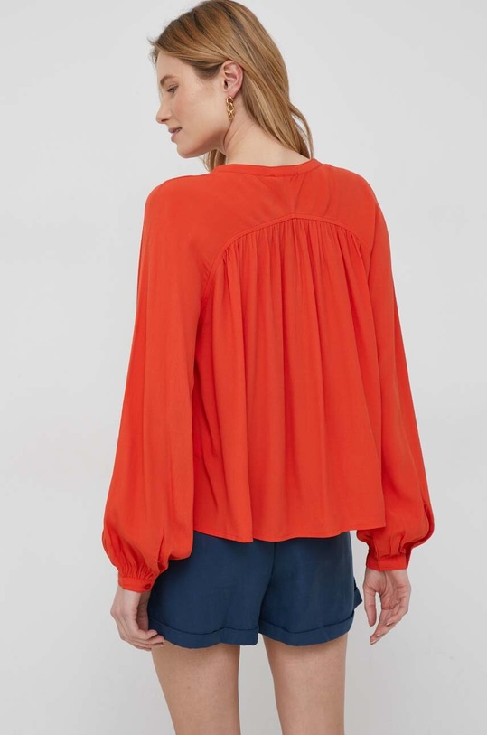 Odzież United Colors of Benetton bluzka 53A0DQ035.3T5 pomarańczowy
