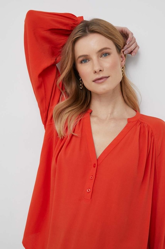 United Colors of Benetton bluzka pomarańczowy 53A0DQ035.3T5