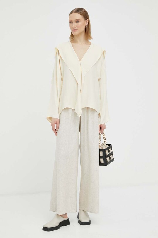 Блузка By Malene Birger Q71636001 бежевий SS23