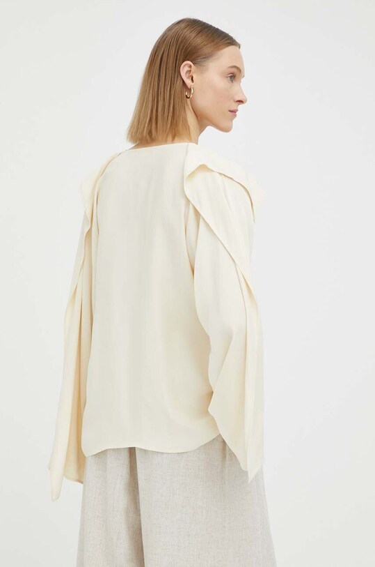 Одяг Блузка By Malene Birger Q71636001 бежевий