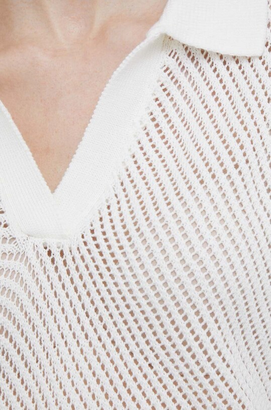 United Colors of Benetton sweter bawełniany 105FD300J.074 beżowy