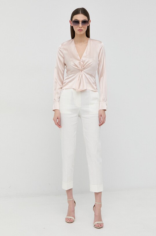 Pinko bluzka jedwabna 100108.ZR64 różowy SS23