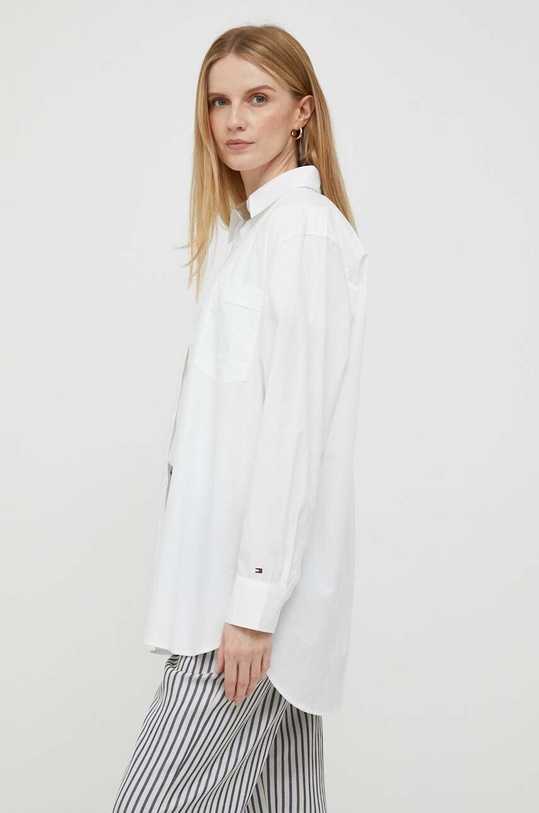 Tommy Hilfiger koszula bawełniana biały WW0WW39198.PPYX