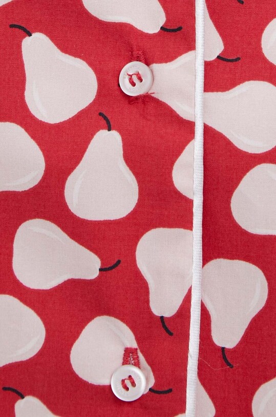 Bombažna srajca United Colors of Benetton 5ULPDQ03U.74A rdeča