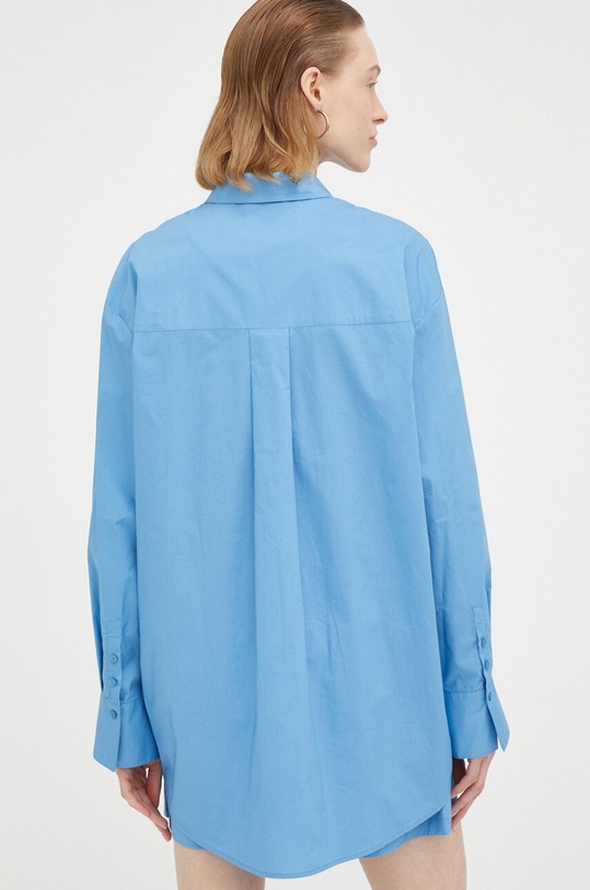 Odzież Herskind koszula bawełniana Henriette 4704610 niebieski