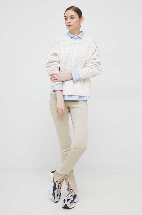 Ρούχα Βαμβακερό πουκάμισο Tommy Hilfiger WW0WW37989.PPYX μπλε