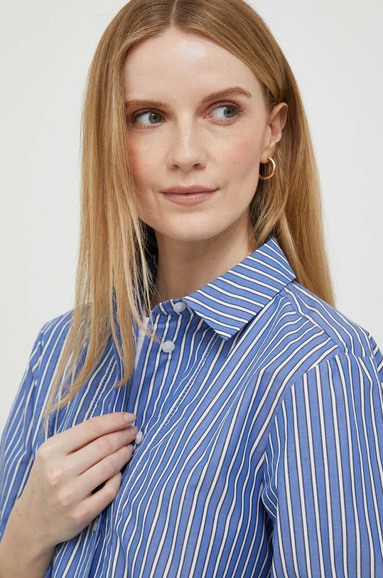 Košile Tommy Hilfiger modrá WW0WW37996.PPYX