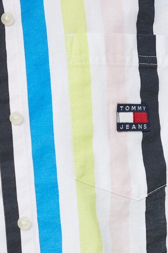 Tommy Jeans koszula bawełniana DW0DW15205.PPYX żółty
