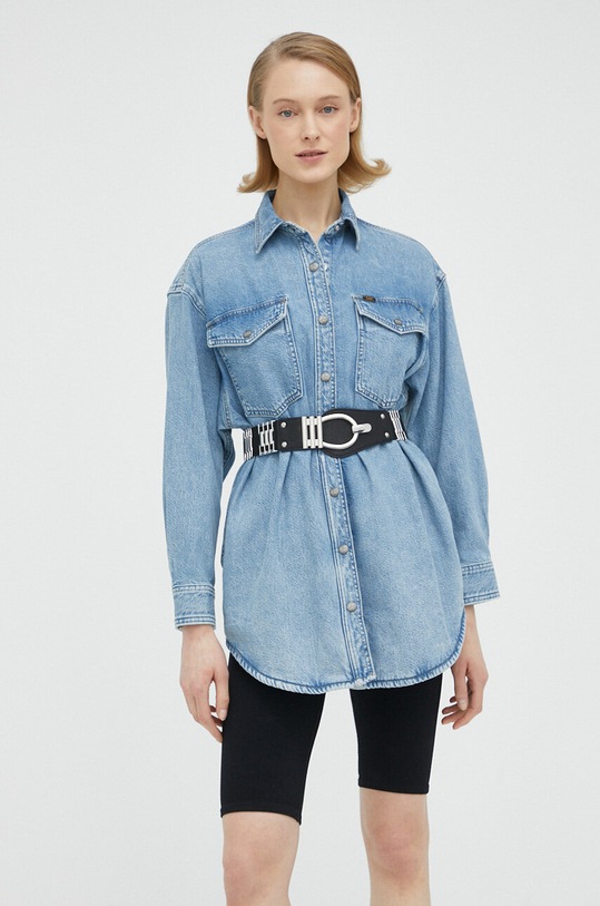 Lee camasa jeans lung albastru L51FHLB20