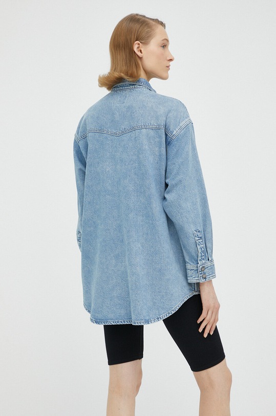 Îmbrăcăminte Lee camasa jeans L51FHLB20 albastru