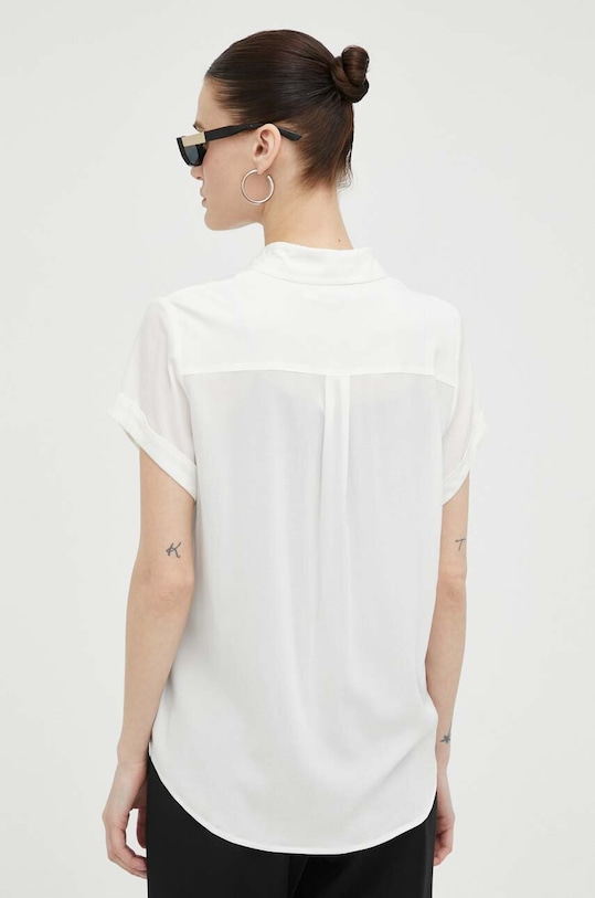 Odzież Samsoe Samsoe koszula MAJAN F19123672 biały