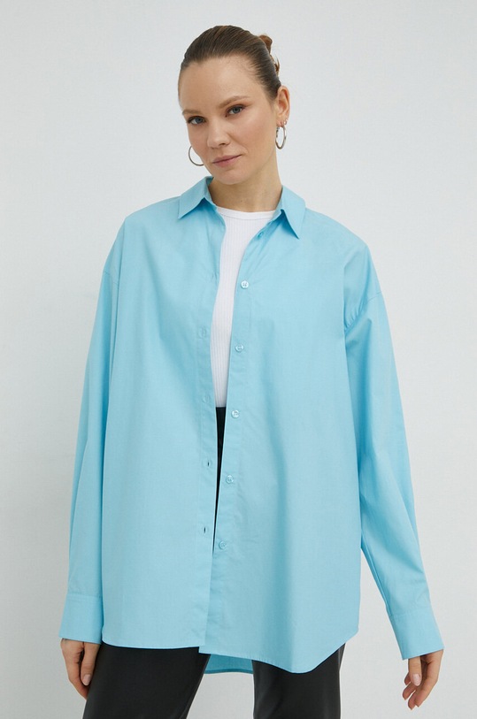 Samsoe Samsoe koszula klasyczny niebieski F23100161