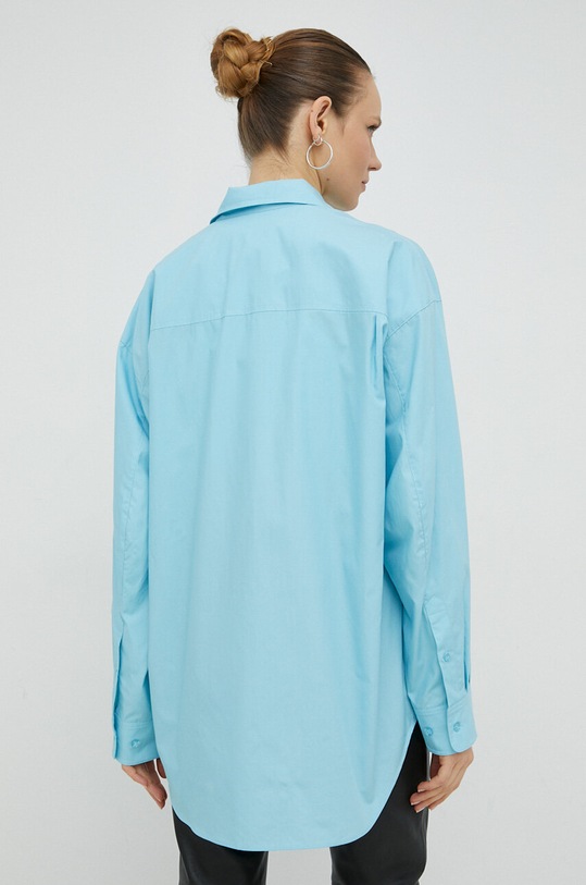 Odzież Samsoe Samsoe koszula F23100161 niebieski