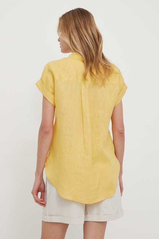 Odzież Lauren Ralph Lauren koszula lniana 200699152 żółty