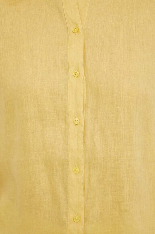 Lauren Ralph Lauren koszula lniana 200699152 żółty