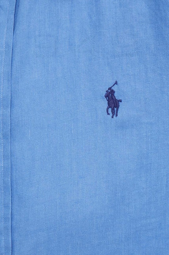 Polo Ralph Lauren koszula lniana 211920516 niebieski