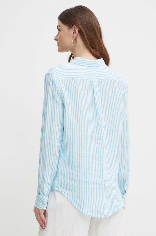 Abbigliamento Polo Ralph Lauren camicia di lino 211910644 blu