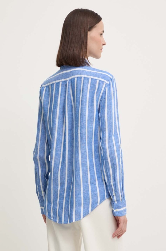 Odzież Polo Ralph Lauren koszula lniana 211910644 niebieski